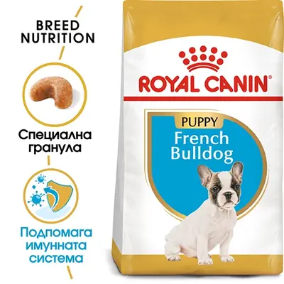 Royal Canin French Bulldog Puppy - за подрастващи кучета порода френски булдог на възраст от 1 до 12 месеца - 3 кг