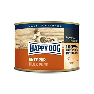 Happy Dog - мокра храна за куче със 100% патешко месо