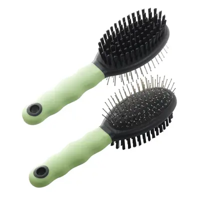 Ferplast GRO 5798 – Комбинирана двойна четка с метални зъби и четина, за котки
