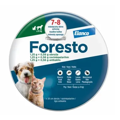 Foresto Small Dog&Cat противопаразитна каишка за кучета и котки