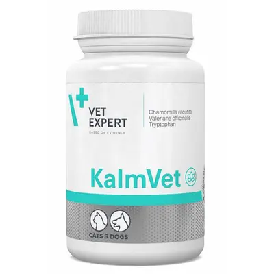 Vetexpert KalmVet - Намалява нивата на възбуда и стрес при кучета и котки - 60 таб.