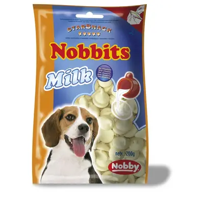 Nobby Star Snack Nobbits Milk 200 гр - лакомство за кучета с мляко