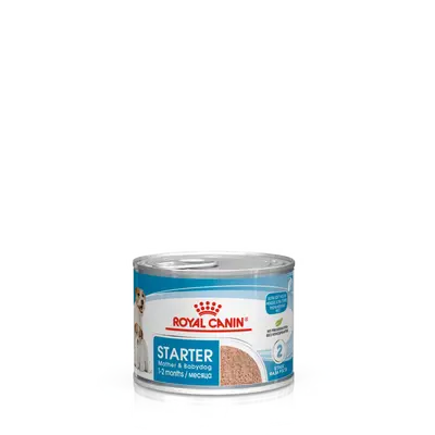 ROYAL CANIN® STARTER MOTHER&BABYDOG CAN - за женски кучета (бременни и кърмещи) и техните кученца (от отбиването до 2 месечна възраст) - 195 г