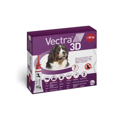 Ceva Vectra 3D - спот он форма за външно обезпаразитяване на кучета над 40 кг