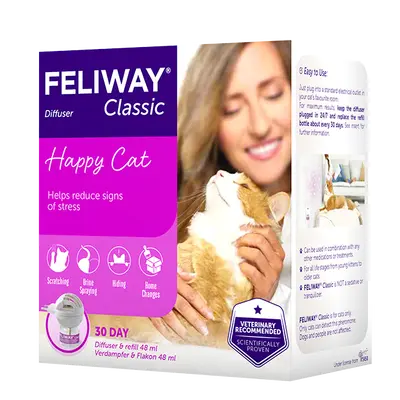 Ceva Feliway Classic - котешки феромони - дифузер+пълнител - 48 мл.