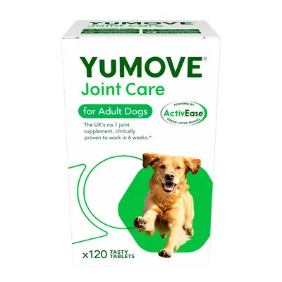 Lintbells YuMOVE Joint Care for Adult Dogs – овкусени таблетки за стави с екстракт от зеленоуста мида, за кучета - 60 таб.