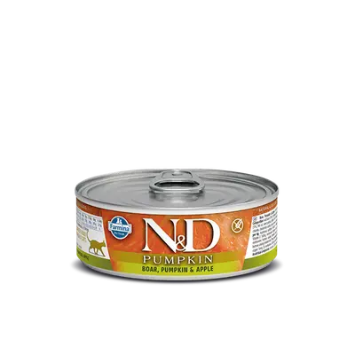 N&D Cat Pumpkin - консерва с еленско месо и тиква -  70 гр.