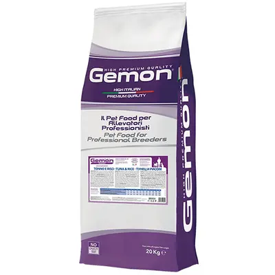 Gemon Medium Adult Tuna&Rice - суха храна за кучета с риба тон и ориз - 20 кг.