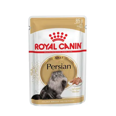Royal Canin Persian - Пълноценна мокра храна за персийски котки  над 1 година в пауч - 12x85 г