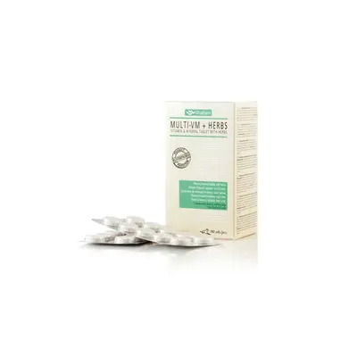 Diafarm VITAMIN /MINERAL TABLETS + HERBS - хранителна добавка с витамини минерали и билки за кучета – 90 табл.