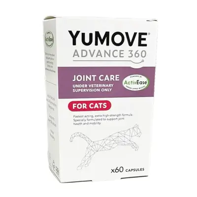 YuMOVE ADVANCE 360 Joint Care for Cats – овкусени таблетки за ставни проблеми (артрози) с екстракт от зеленоуста мида, за котки - 60 таб.