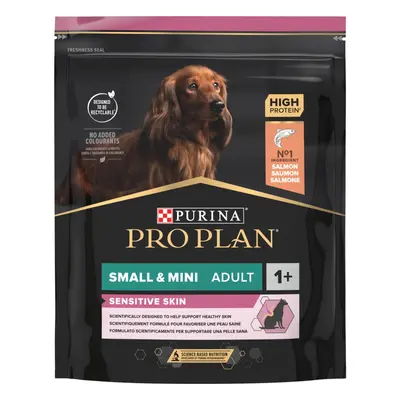 Pro Plan Dog Small & Mini Adult SENSITIVE SKIN - за кучета  в зряла възраст от дребни и мини породи с чувствителна кожа, суха храна със сьомга