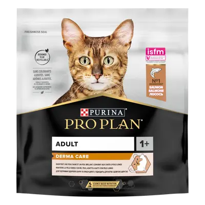 Pro Plan DERMA CARE Salmon - суха храна за котки в зряла възраст с чувствителна козина - със сьомга