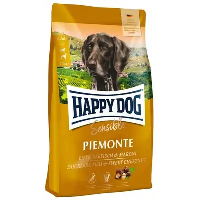 Happy Dog Sensible Piemonte - Пълноценна суха храна за кучета с патешко, морска риба, кестени