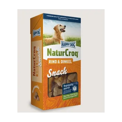Happy Dog NaturCroq Snack Rind & Dinkel - кучешки бисквити - 350 гр.