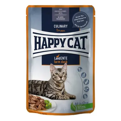 Happy Cat Culinary Farm Duck - пауч за котки с патешко месо без зърнени продукти