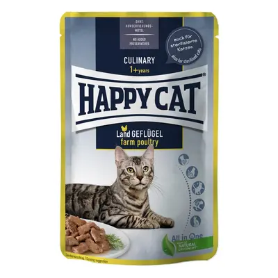 Happy Cat Culinary Farm Poultry - пауч за котки с пилешко месо в сос
