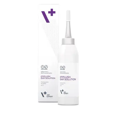 Vetexpert - OtiFlush ear solution - за оптимална хигиена на ушния канал 125 мл.
