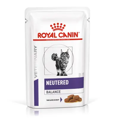 ROYAL CANIN NEUTERED BALANCE POUCH 12x85g - за кастрирани котки или котки с предразположеност към наддаване на тегло - 12х85 гр
