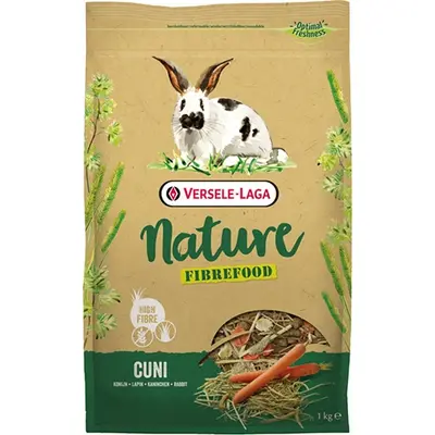 Versele-Laga Fibrefood Cuni Nature - пълноценна храна с фибри за зайци