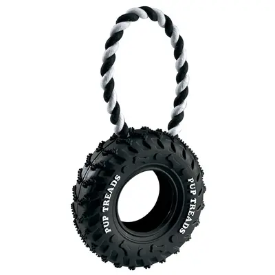 PA 6430 ferplast- играчка за куче - въже с гума