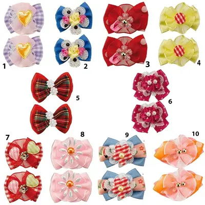 Ferplast PA 6507 Hairpins (x2) - шноли с панделки, 2 бр. 4 / 2 /2 cm