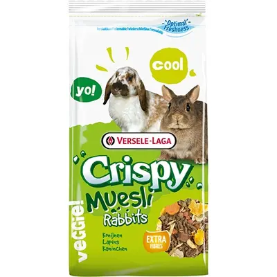 Versele-Laga Crispy Muesli Rabbits - Пълноценна храна за мини зайци - мюсли