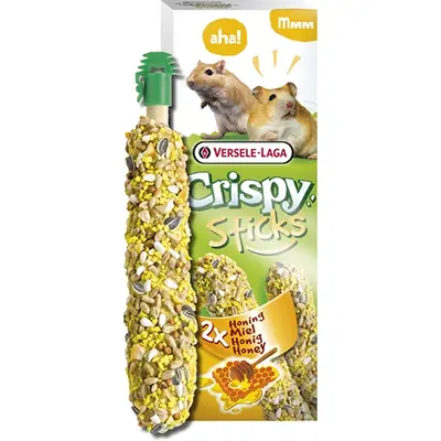 Versele-Laga Crispy Sticks Honey - стикове за хамстери и джербили 110гр
