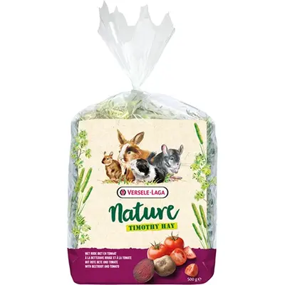Versele-Laga Timothy Hay Beetroot&Tomato – сено ливадна тимотейка, цвекло и домат - 0,500кг