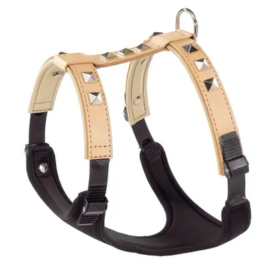Кожен нагръдник за куче Ferplast Giotto Luxor P Medium - Черен