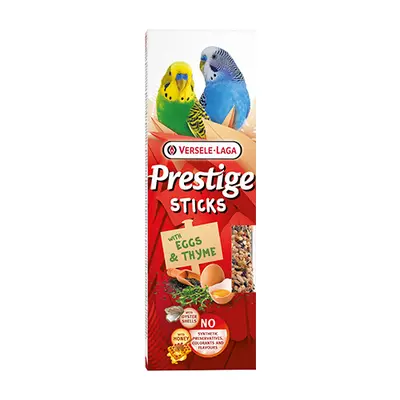 Versele-Laga Prestige Sticks Small Parakeets Eggs & Thyme 2 бр х 30 гр - 2бр. стикове за вълнисти папагали с яйца и мащерка, 60 гр