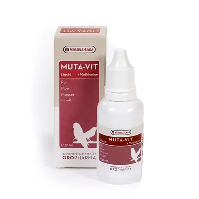 OROPHARMA MUTA-VIT LIQUID 30 мл - комплекс от витамини, аминокиселини и микроелементи за добро оперение, течен