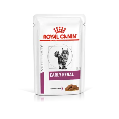 Royal Canin Early Renal Cat Pouch 12х85 гр - мокра храна за котки с хронична бъбречна недостатъчност