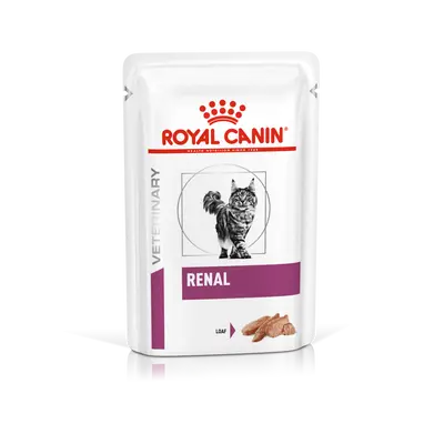 Royal Canin Renal Cat Pouch 12х85 гр - мокра храна за котки с хронична бъбречна недостатъчност