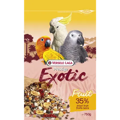 Versele-Laga Exotic Fruit Mix 750 g - Пълноценна храна за големи папагали с екзотични плодове