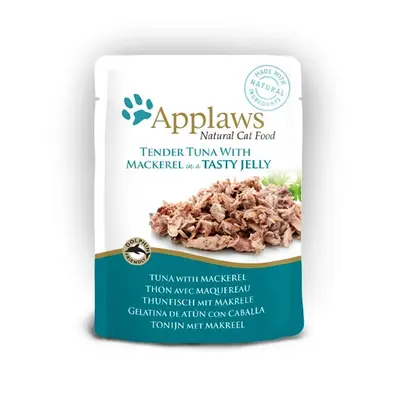 Applaws Tuna Wholemeat with Mackerel in Jelly 70g - Пауч за котки, риба тон и скумрия в желе