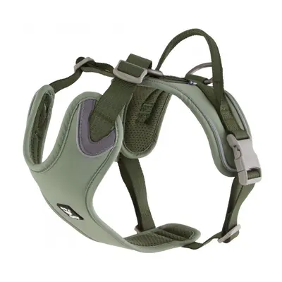 Hurtta Weekend Warrior ECO Harness - нагръдник от еко мтериали 60-80 см, цвят тъмно зелен