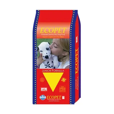 Farmina ECOPET Junior Large Breed 27/14 – за подрастващи кучета след втория месец и кърмещи майки – за едри породи кучета - 18 кг
