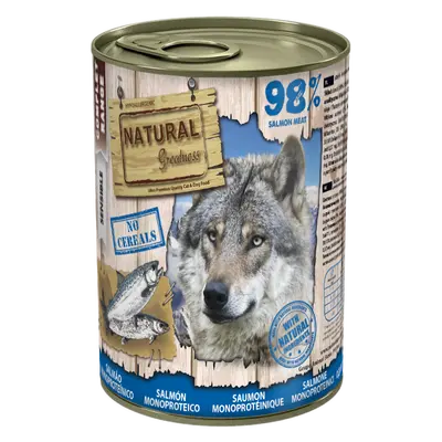 NATURAL GREATNESS Salmon Monoproteinic recipe 400 g - Консерва за куче със сьомга