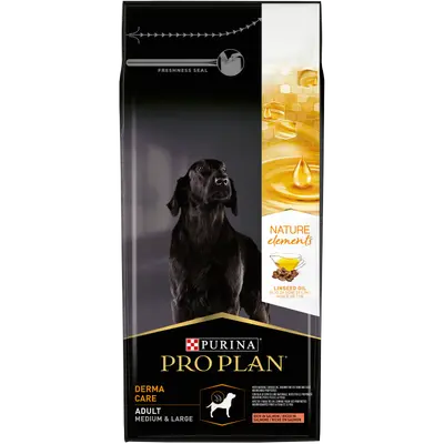 Pro Plan Nature Elements Derma Medium & Large Adult Salmon - за кучета в зряла възраст над 1 година от средни и едри породи със сьомга