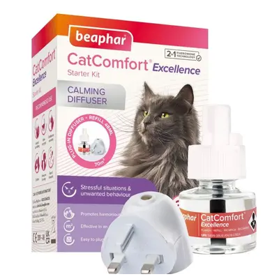 Beaphar Cat Comfort Diffuser - дифузер с електрическо захранване, с включен спрей с феромони 48 мл.
