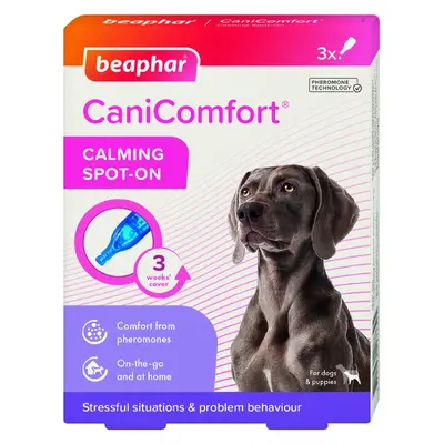 Beaphar Cani Comfort Calming Spot On - успокояващи капки с феромони за кучета