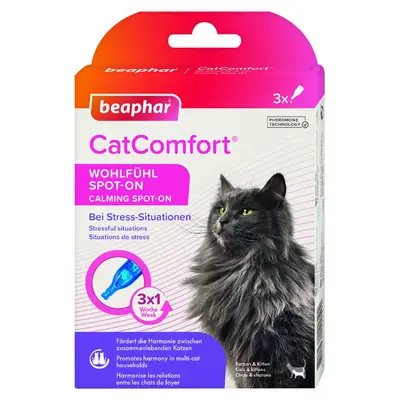 Beaphar Cat Comfort Calming Spot On - успокояващи капки с феромони за котки