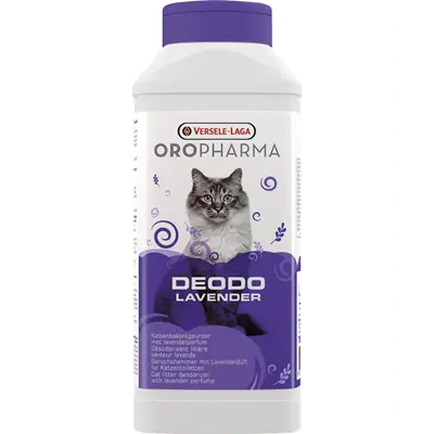 OROPHARMA DEODO LAVENDER  750 g - деозодорант на прах за котешка тоалетна с аромат на лавандула