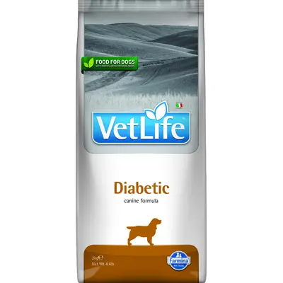 Farmina Vet Life Canine Diabetic – пълноценна диетична храна за кучета с диабет