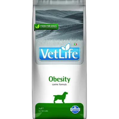 Farmina Vet Life Canine Obesity – пълноценна диетична храна за намаляване на наднормено тегло при кучета със затлъстяване