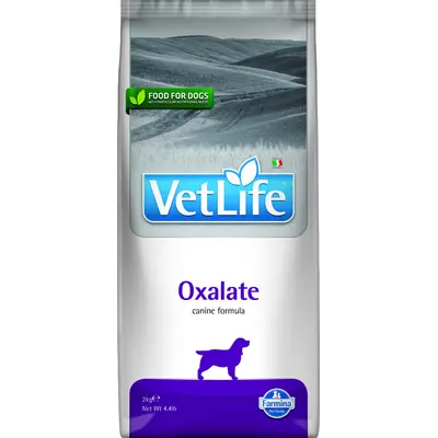 Farmina Vet Life Canine Oxalate – пълноценна диетична храна за кучета с оксалатна уролитиаза. Намалява образуване на оксалатни, уратни и цистеинови камъни