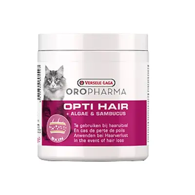OROPHARMA Opti Hair Cat 130 g - Хранителна добавка за котки за лъскава козина и здрава кожа