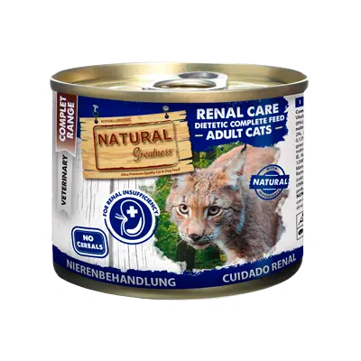 NATURAL Greatness VET Renal - за котки с бъбречна недостатъчност, консерва 200 гр.