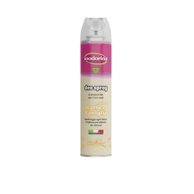 Inodorina Deo Spray Dog Milk Vanilla - Спрей за тяло с аромат на мляко и ванилия 300 мл